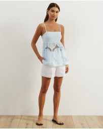 Atmos&Here - Cora Embroidered Top
