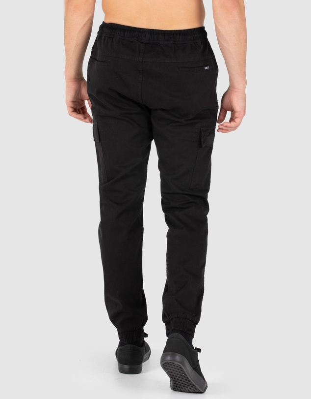 UNIT - UNIT Pivot Elastic Waist Cuffed Cargo Pants