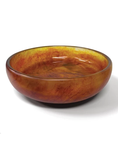 Urban Attitude - Urban Attitude GAB Extra Large Bowl 59.5 Wide by 12.5 Height - Burnt Amber