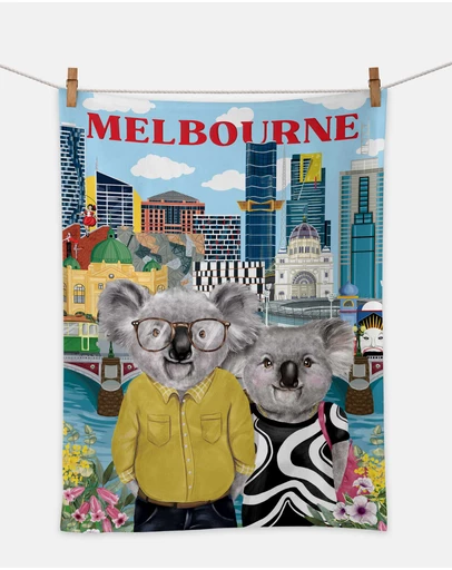 La La Land - Tea Towel Happy Days Melbourne