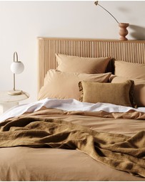 Aura Home - Evie Stonewash Organic Cotton Standard Pillowcase