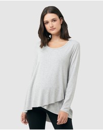 Ripe Maternity - Raw Edge Nursing Top