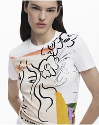 Desigual - Arty print T-shirt