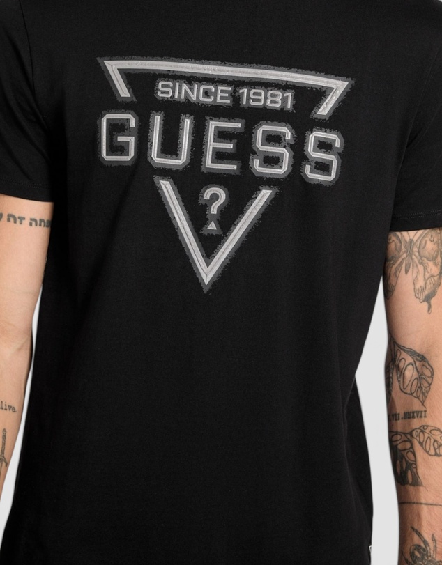 GUESS - Eco Painted Triangle T-Shirt