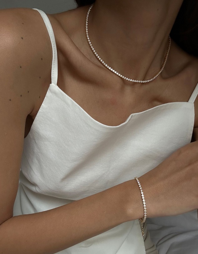 SAINT VALENTINE - The Aspen Tennis Set - Silver