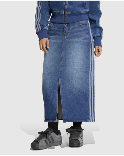 adidas Originals - 3-Stripes Pencil Skirt Denim