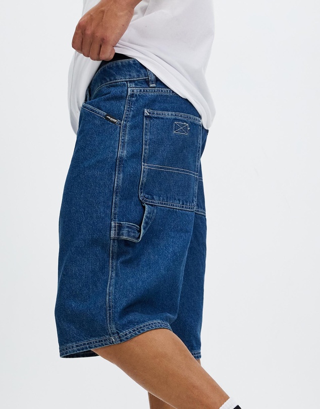 Volcom - Mens Labored Denim Utility Short
