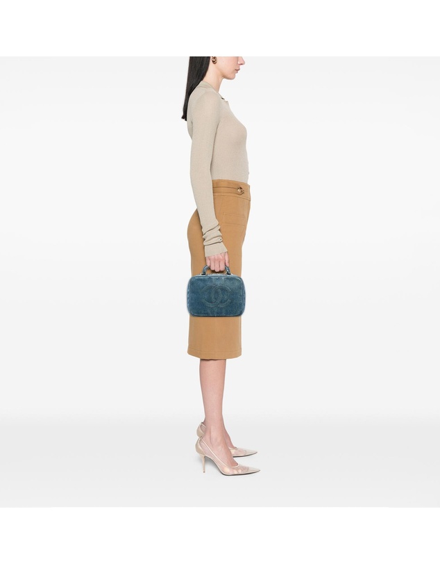 Pre-Loved by Azura Reborn - Pre-Loved CC Denim Vanity Bag