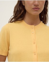 Assembly Label - Semra Cotton Cashmere SS Cardigan