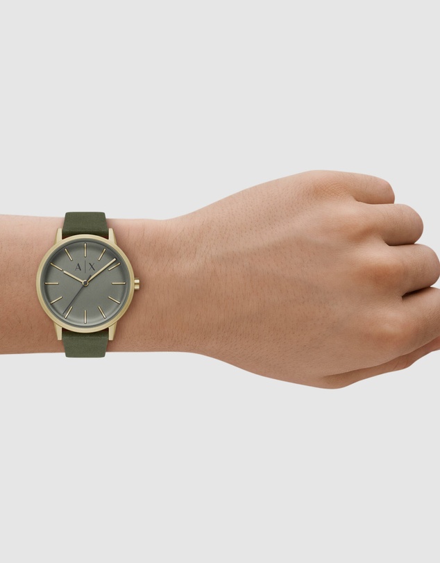 Armani Exchange - Green Analogue Watch