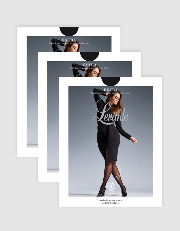 Levante - 3 Pack Extra Support Pantyhose