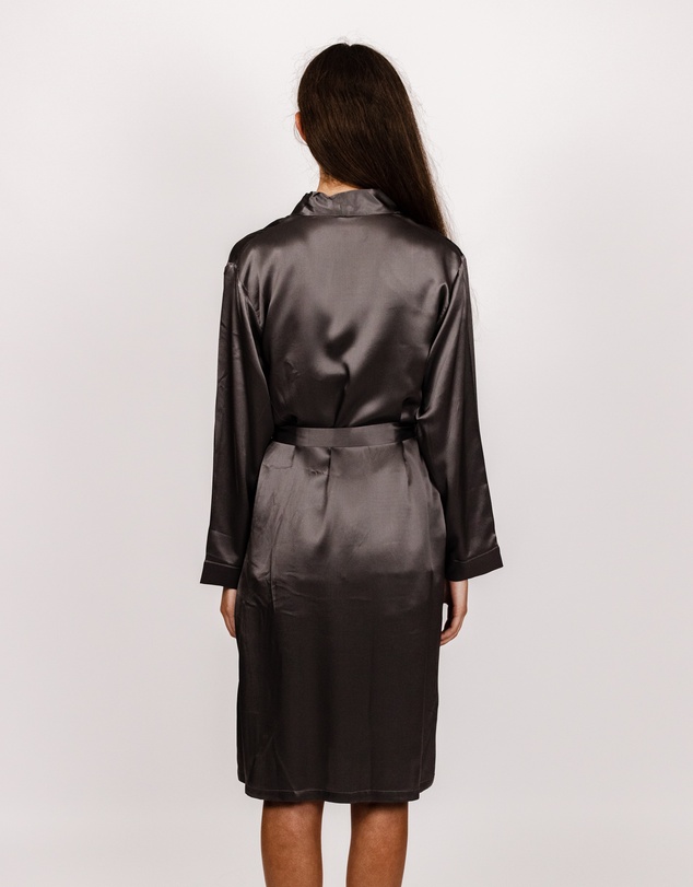 SILK MAGNOLIA - Silk Robe Dressing Gown