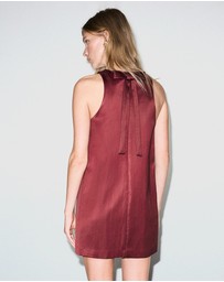 M.N.G - Satin Tie Dress
