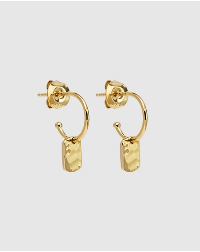 Najo - Tigger Yellow Gold Earring
