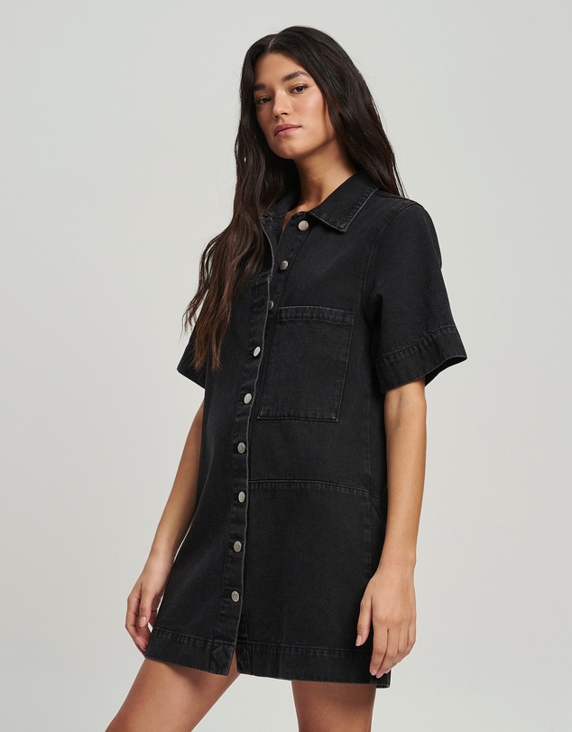 ST MRLO - Denim Shirt Dress