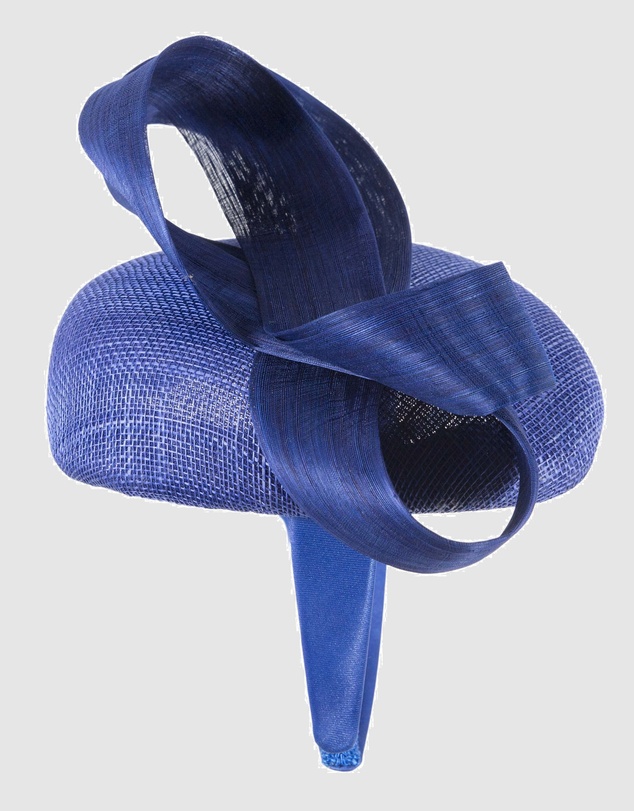 Max Alexander - Royal Blue Pillbox Racing Fascinator