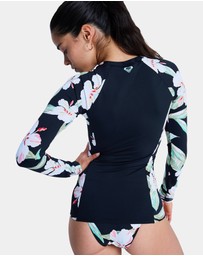Roxy - Womens Lycra Zip Long Sleeve Rash Vest
