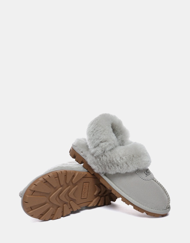 EVERAU - Australian Shepherd Ugg Waffle Fluffy Double Faced Sheepskin Upper House Shoes