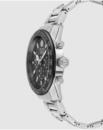 Philipp Plein - Pleinmeter - 44mm Black Dial and Silver-Tone Watch