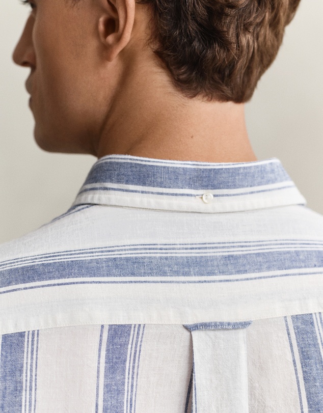 Gant - Cotton Linen Stripe Shirt