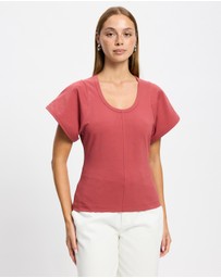 & Other Stories - Scoop-Neck T-Shirt
