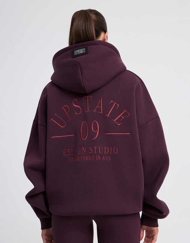 Upstate - Off-Duty Hoodie - Merlot
