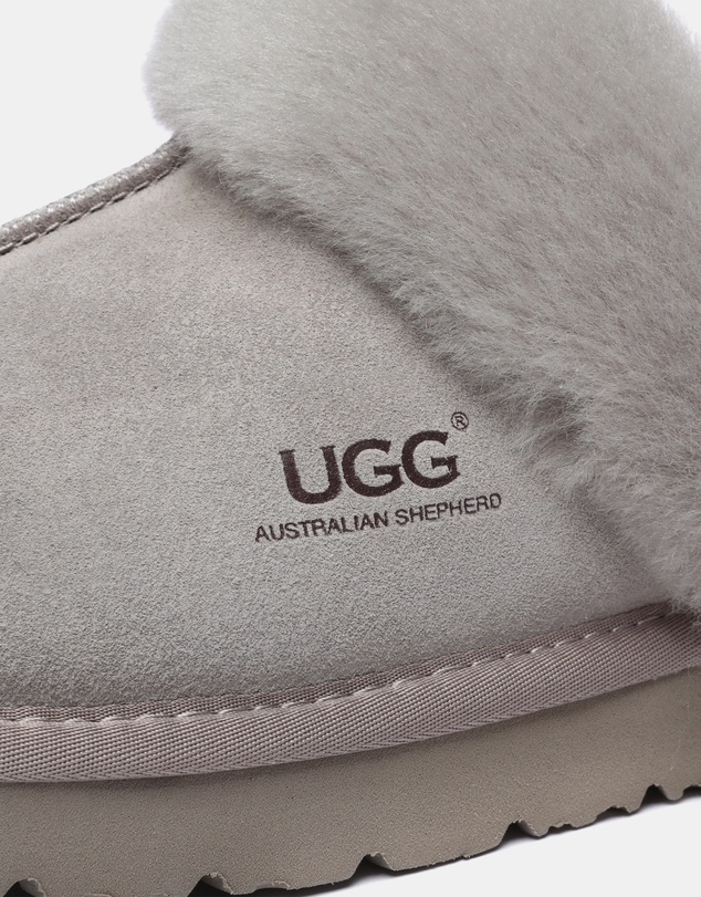 EVERAU - Australian Shepherd Ugg Muffin Slipper Special Cow Suede Upper House Shoes