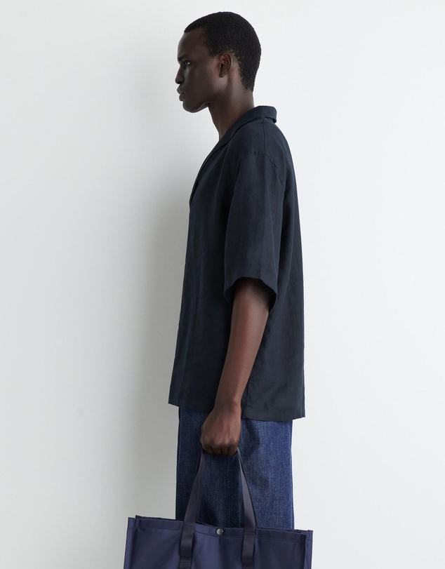 COS - Open-Collar Linen Shirt