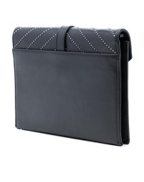 Pre-Loved by Azura Reborn - Pre-Loved Studded Chevron Calfskin Monogram Envelope Chain Flap