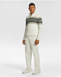 yd. - Brosnon Zip Knit Jumper