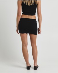 General Pants Co. Basics - Soft Knit Mini Skirt