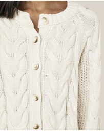 Papinelle - Cosy Cable Cotton Cashmere Cardi