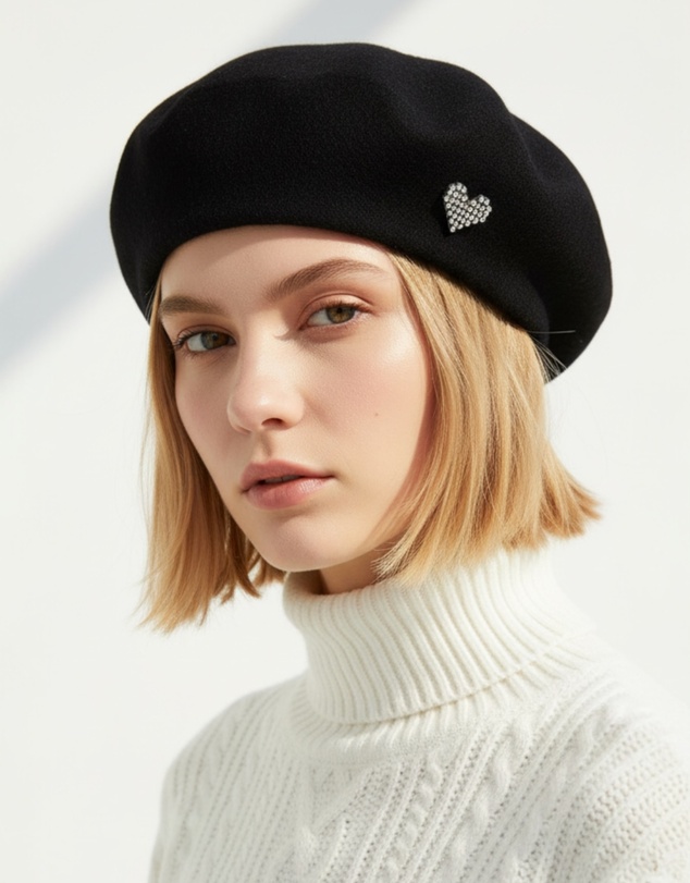 Mossée - Lissa Beret Wool Hat