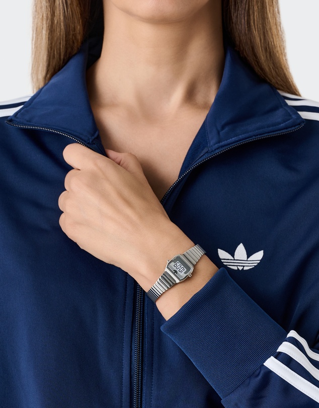adidas Originals - Digital Two XS 20mm Silver-Tone Stainless Steel Bracelet Watch