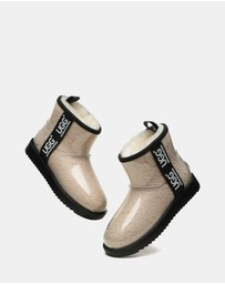 EVERAU - Australian Shepherd Ugg Coated Classic TPU Upper UGG Boots