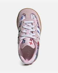 adidas Originals - Adidas Liberty London Samba OG Comfort Closure Elastic Lace Shoes - Babies
