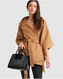 Belle & Bloom - Jackson Landing Wool Blend Cape Coat