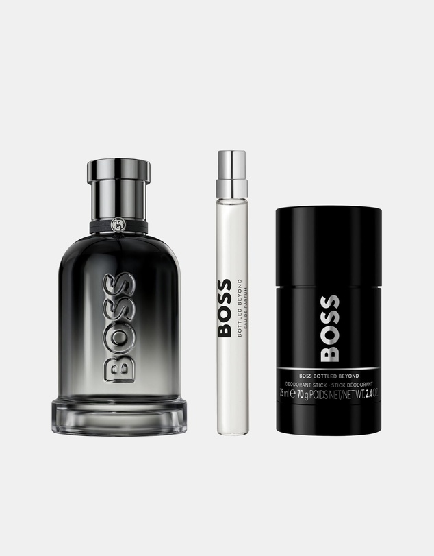 BOSS - BOSS Bottled Beyond EDP 100ml Gift Set (Contains: EDP 100ml, 10ml Pen Spray, 75ml Deodorant Stick)