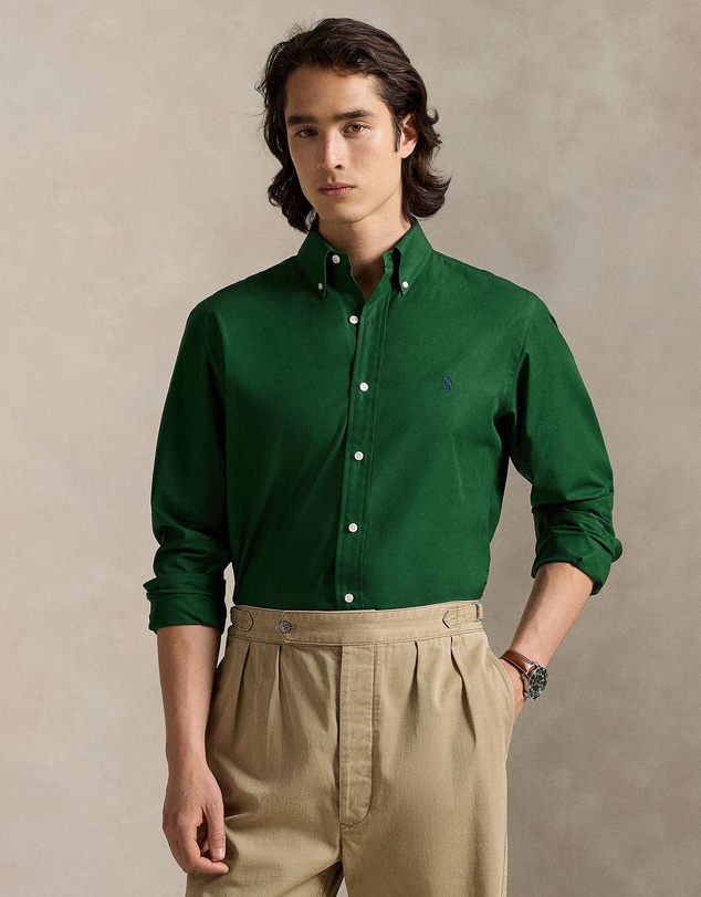 Polo Ralph Lauren - Custom Fit Stretch Poplin Shirt - ICONIC EXCLUSIVE