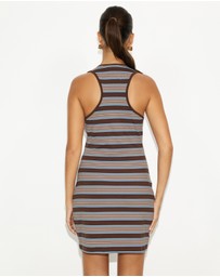 Dazie - Ahoy Stripe Tank Dress