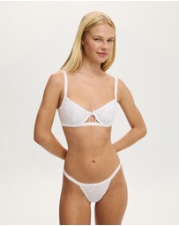 Cotton On Body - Bobbi Broderie Balconette Underwire Bra