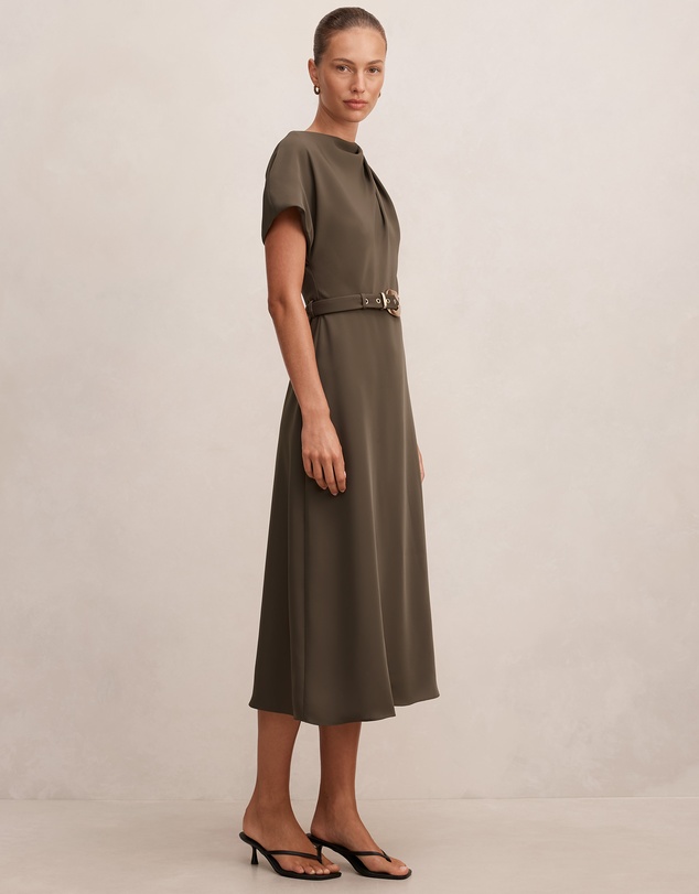 Forever New - Kylee Button Neck Dress