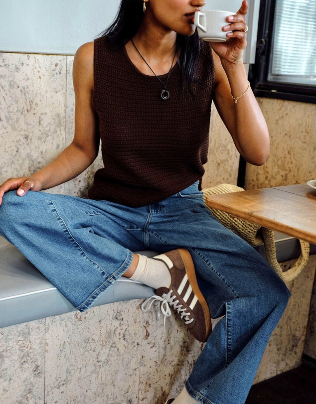 Ceres Life - Margot Mesh Knit Tank
