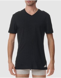 adidas Sportswear - 3 Pack Active Core Cotton V-Neck T-Shirt