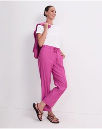 Sportscraft - Rosa Tapered Linen Pant