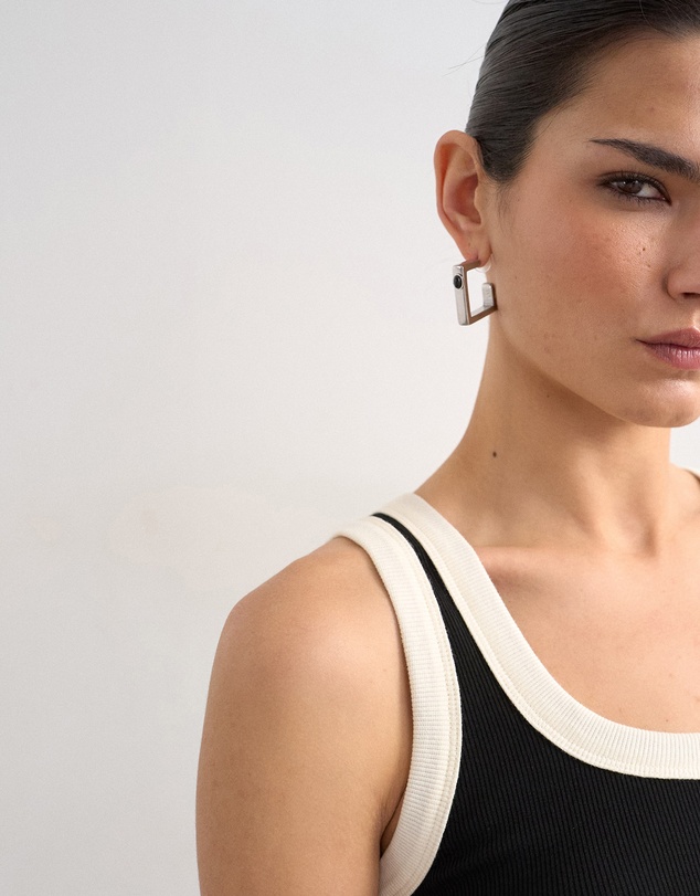 TOPSHOP - Raja Rib Scoop Neck Vest