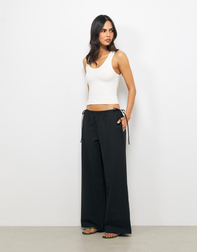AERE - Tide Low Rise Poplin Pants