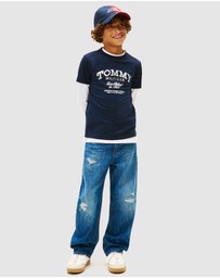 Tommy Hilfiger - Faded Print Short Sleeve Tee - Kids