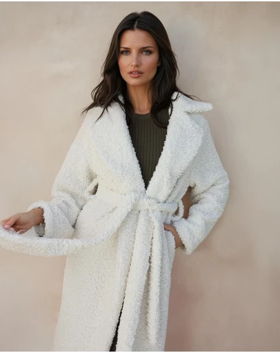 Lost in Lunar  - Rose Teddy Coat