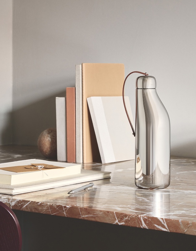 Georg Jensen - Sky Drinking Bottle, Stainless Steel